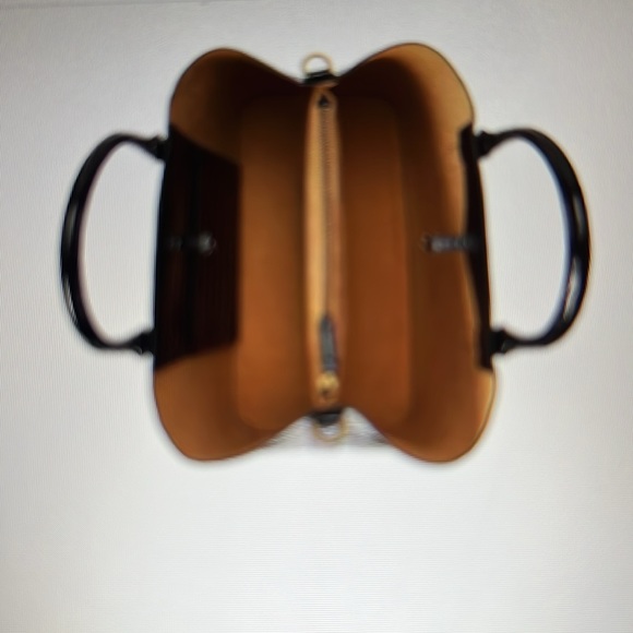 Lauren, Ralph Lauren Embossed Leather Large Marcy Satchel bag - Picture 5 of 6